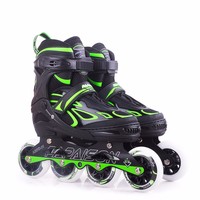 Patins à roulettes en ligne pour enfants, de haute qualité, avec cadre en aluminium ABEC-7, roues lumineuses en PU 82A, respirants, durables, légers et clignotants