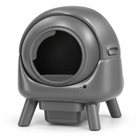 QKEE OEM Bac à litière électrique autonettoyant pour chat avec contrôle par application programmable, sans odeur, toilette automatique, nettoyage facile, espace intérieur de 50L