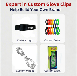 ขายส่งจากโรงงาน ที่หนีบกุญแจแบบแข็งแรงทนทาน ป้องกันการสูญหาย ป้องกันการลื่นหลุด หลายสี ผลิตภัณฑ์สำหรับงานอุตสาหกรรม ปลดล็อคได้ ปรับแต่งได้ - Product Image 1