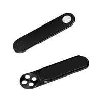 Support magnétique pliable OEM pour ordinateur portable, support latéral portable pour téléphone, idéal pour les réunions vidéo au bureau, support multi-écrans pour téléphone