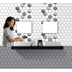 Azulejos de Cerámica de Diseño Glamuroso para Interiores, 12x18, 300x450mm, 200x300mm, para Baño, Cocina, Exteriores, Pasillos, Centros Comerciales, Precio Económico en Oferta - Product Image 4