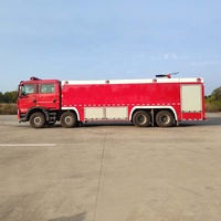 Truk Pemadam Kebakaran Sinotruk Howo 8x4 Diesel Baru Tugas Berat 25 Ton Pompa Air Busa Bubuk untuk Dijual
