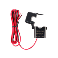 Sensor de Corriente de Núcleo Dividido Simple KHCT97 5V AC 5A 10A 20A 30A 50A 60A 80A, Transformador de Corriente de Alta Permeabilidad Tipo Pinza