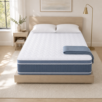 Matelas enroulable à ressorts Bonnell, compressé sous vide, pour chambre à coucher