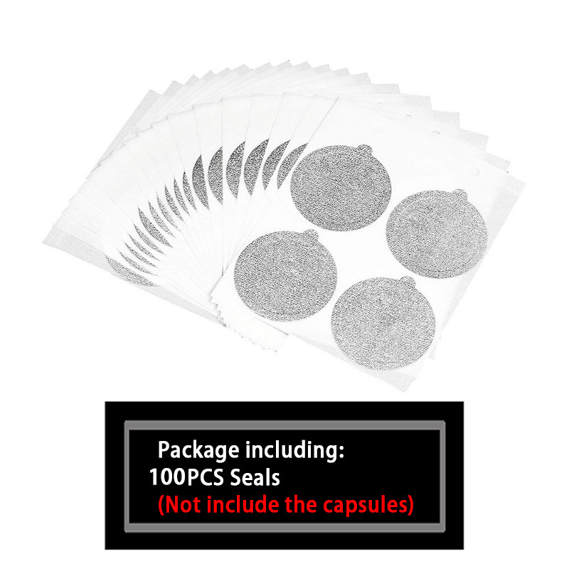 100 morceaux de papier d'aluminium de 37 mm, numéro de modèle : YXA009-100PCS