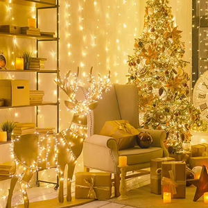 3m6m10m50m100m ngoài trời vườn hoạt động <span class=keywords><strong>LED</strong></span> Chuỗi cổ tích Ánh sáng kỳ nghỉ đám cưới bên vườn nhà giáng sinh trang trí ánh sáng - Product Image 3