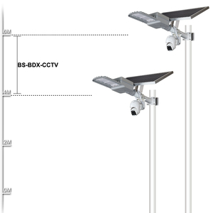 Telecamera CCTV 4G WIFI GEBOSUN di Alta Qualità con <span class=keywords><strong>Energia</strong></span> <span class=keywords><strong>Solare</strong></span> IP65 e Lampione <span class=keywords><strong>Solare</strong></span> LED da 60W - Product Image 4