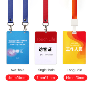 Carte d'identità personalizzabili <span class=keywords><strong>per</strong></span> studenti e dipendenti in PVC <span class=keywords><strong>per</strong></span> eventi VIP con foro e cordino - Product Image 5