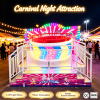 Attrazione da Luna Park Mini Disco Tagada per 8 Passeggeri, Giostra Oscillante Certificata CE IAAPA