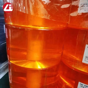 Tenda per porta in PVC trasparente color giallo trasparente tenda per porta in PVC arancione ambra trasparente - Product Image 4