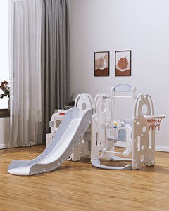 Thiết Kế Mới Xe Buýt Trượt Bán Buôn Trong Nhà Toddler Nhựa Trượt Đồ Chơi Trẻ Em Slide Cho Trẻ Em Sân Chơi Và Đu - Product Image 4