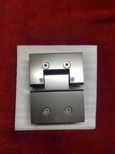 <strong>KEZE</strong> Modern Design Matted Black 360 Degree Glass Door Hinge Hardware Shower Door &amp; Window Hinges - Product Image 5