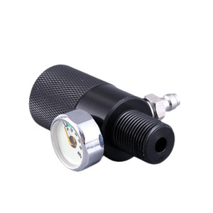 Adaptateur de gonflage de pneus Xinbida 8 mm à connexion rapide mâle avec manomètre pour gonflage rapide au gaz - Product Image 5