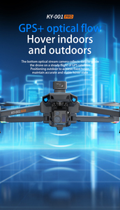 KY-001 <span class=keywords><strong>PRO</strong></span> Dron GPS 4K con Gimbal de 3 Ejes, Pantalla Táctil de 5.5 Pulgadas, Quadcopter RC con Evitación de Obstáculos, Venta al por Mayor OEM ODM - Product Image 3