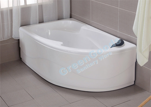 Bañera de hidromasaje de lujo para interiores, bañera de hidromasaje, acrílico blanco azabache, 1500mm, venta CE - Product Image 5