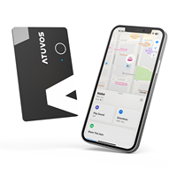 Traceur GPS de Voiture International de Haute Qualité Sans Carte SIM, Carte Findmy Mince pour Portefeuille, pour Enfants, Prix de Gros de ATUVOS