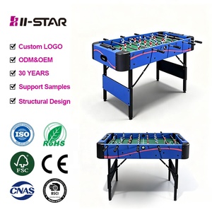 Mesa de Futbolín Plegable de 4 Pies, Mesa de Futbolín de MDF de 0.5 cm (Grosor) con Laminado de PVC, Color Personalizado, Mesa de Futbolín Profesional - Product Image 1