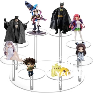 Soporte de exhibición de acrílico transparente personalizado para figuras de acción y joyas, venta al por mayor de fábrica china, impresión serigráfica, grosor personalizado - Product Image 6