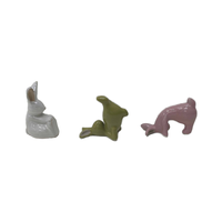 Mignon petit lapin en céramique de Pâques pour la décoration de printemps à la maison Objet en céramique mignon pour la décoration intérieure