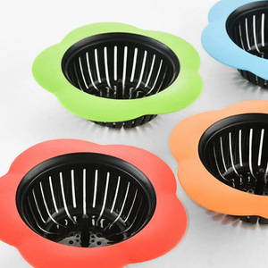 Plastic Sink Drain Filter Red Anti Clogging Screen For Kitchen Sink Strainer - Product Image 2