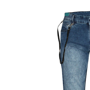 Pantalones Vaqueros Ligeros de Cintura Alta, Estilo Casual, Color Sólido, Servicio OEM, Pantalones Vaqueros Transpirables de Cintura Media - Product Image 4