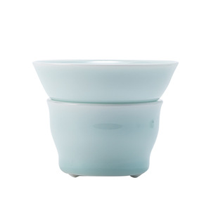 Colador de Té de Porcelana Celadon Tipo B, Color Verde Sombra, Solo Lavar a Mano, Estilo Simple - Product Image 5