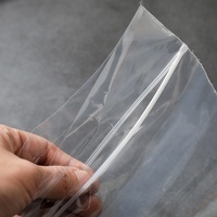 Sacs de courses refermables en PE, impression personnalisée, emballage plastique transparent découpé, sacs à fermeture éclair portables pour vêtements et chaussettes