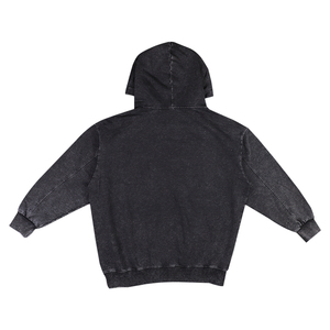 Sudadera de Terry GSM 500 de gran tamaño para hombre, Sudadera con capucha lavada con ácido, sudaderas con capucha y estampado de logotipo personalizado - Product Image 2