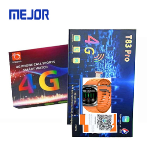 Dual BT gọi Android Smartwatch thẻ Sim cộng với thể thao không dây đồng hồ T83 Pro thông minh đồng hồ 4g cuộc gọi - Product Image 6