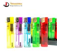 Pemantik Rokok Elektronik Plastik Isi Ulang Dongyi 2025 OEM 81mm, Pemantik Gas Rokok Elektrik dengan Logo Kustom