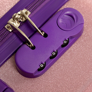 Maleta de Viaje con Ruedas Giratorias Rosa Brillante para Niña - Product Image 6