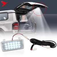 Pour Toyota Land Cruiser LC250 Prado 24-26 : Accessoires intérieurs de voiture, éclairage LED de hayon électrique, remplacement des lumières de porte arrière