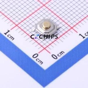 TS-KG87S-AT19F Tactile Switch SMD-4P,5.2x5.2mm Switch Single Pole Single Throw Round Button 2.5N Vertical Mount - Product Image 1