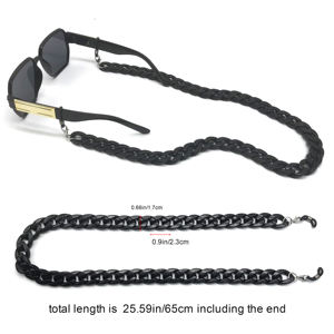 Porte-<span class=keywords><strong>lunettes</strong></span> au design <span class=keywords><strong>tendance</strong></span>, chaîne à <span class=keywords><strong>lunettes</strong></span> en acrylique <span class=keywords><strong>tendance</strong></span>, antidérapante, chaîne de collier multicolores pour <span class=keywords><strong>lunettes</strong></span> de soleil - Product Image 5