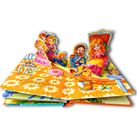Libros emergentes 3D de lujo personalizados para niños Impresión emergentes de libros impresos coloridos