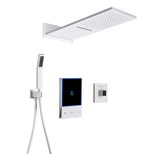 ชุดฝักบัวดิจิตอล Xinxi Smart All-copper Light Luxury Technology พร้อมจอแสดงผล รุ่น FL-b014 แบบเรนชาวเวอร์และวอเตอร์ฟอลล์ - Product Image 2