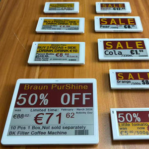 ป้ายราคาอิเล็กทรอนิกส์ขนาด 5.8 นิ้ว จอแสดงผล E Ink แบบ EPD พร้อมระบบ Ble Eas, ป้ายดิจิทัล, ระบบ Api Gateway, ระบบ Nfc, ป้าย ESL สำหรับร้านค้าปลีก - Product Image 5