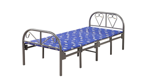 Modern Design Metal <b>Folding</b> <b>Single</b> <b>Bed</b> for Living Room Hotel School Bedroom or Apartment - Product Image 2