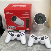 HY300 Mini Projecteur Portable Full HD 1080P 4K avec Android 11 et Processeur Quad-Core pour Familles et Jeux