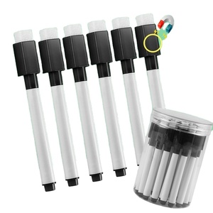 24 Pezzi di Pennarelli per Lavagna Magnetici Ecologici a Base d'Acqua con Punta Sottile e Cappuccio Magnetico per Cancellazione, <span class=keywords><strong>Scrittura</strong></span> Fluida - Product Image 1