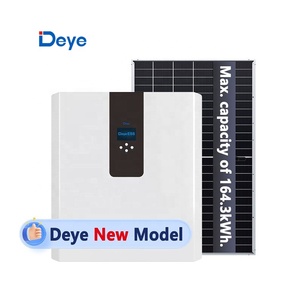 2024 RW-F5.3-2H3 Deye baru dipasang di dinding 5,3 kWh tegangan rendah LiFePO4 baterai Home ESS semua dalam satu Inverter dan Set baterai Lithium - Product Image 4