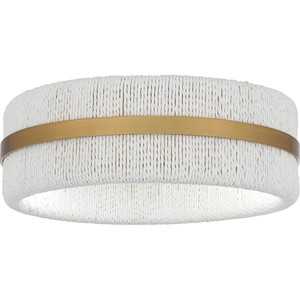 Lámpara de Techo Semi-Pendiente de Arte Moderno con Flores de Cristal Blanco y Latón |   Iluminación Elegante para Habitaciones de Hotel y Áreas de Descanso - Product Image 4