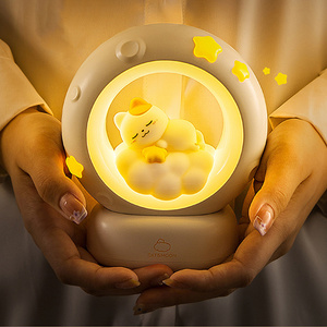 Hot Sale Pad Control Cartoon Bedside Lamp Rabbit <strong>Cat</strong> Cute LED Kids <strong>Night</strong> <strong>Light</strong> for Kids Room Home Decoration - Product Image 1