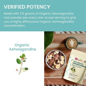 BIO <span class=keywords><strong>LOVE</strong></span> Polvo de Raíz de Ashwagandha 100% Orgánico 225g, Fuente de Withanólidos Puros, Suplemento Herbal de Alta Calidad de Fábrica - Product Image 3
