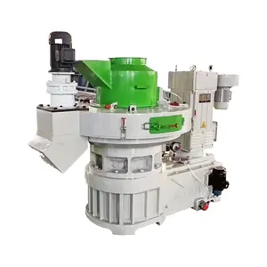 Máquina Automática Industrial de pellets de biomasa, planta de pellets de aserrín