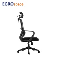 EGROspace Fabricant Grossiste de Mobilier - Chaise de Bureau Exécutive Ergonomique Pivotante à Dossier Haut pour Dirigeant et Employé