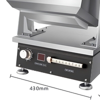 Machine de cuisson automatique commerciale pour sautés, 5 kW, cuisinière électrique de cuisine, wok de 300 mm pour restaurant et snack-bar