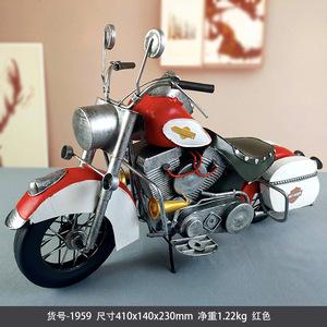 Ornamento Moto Retrò in Ferro Battuto, Decorazione Creativa Classica per <span class=keywords><strong>Bar</strong></span> e Internet Cafe, Vendita all'Ingrosso - Product Image 2