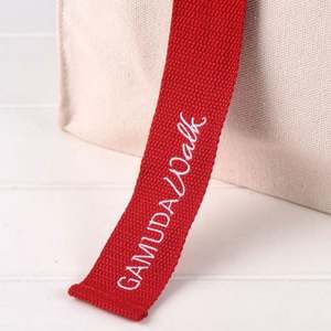 Customized Cotton Canvas Handbag With Webbing Handle Canvas <b>Tote</b> <b>Bag</b> With Ribbon Handle Customized Logo Canvas Gift <b>Bag</b> - Product Image 2