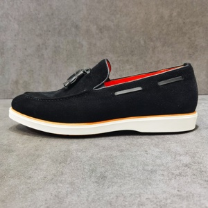 SENPIN Nueva Colección Primavera Verano Otoño Mocasines de Oficina de Cuero Genuino de Ante Impermeables de Boca Baja Sin Cordones - Product Image 3
